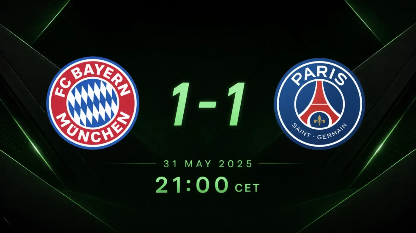Bayern Munich 1 1 PSG