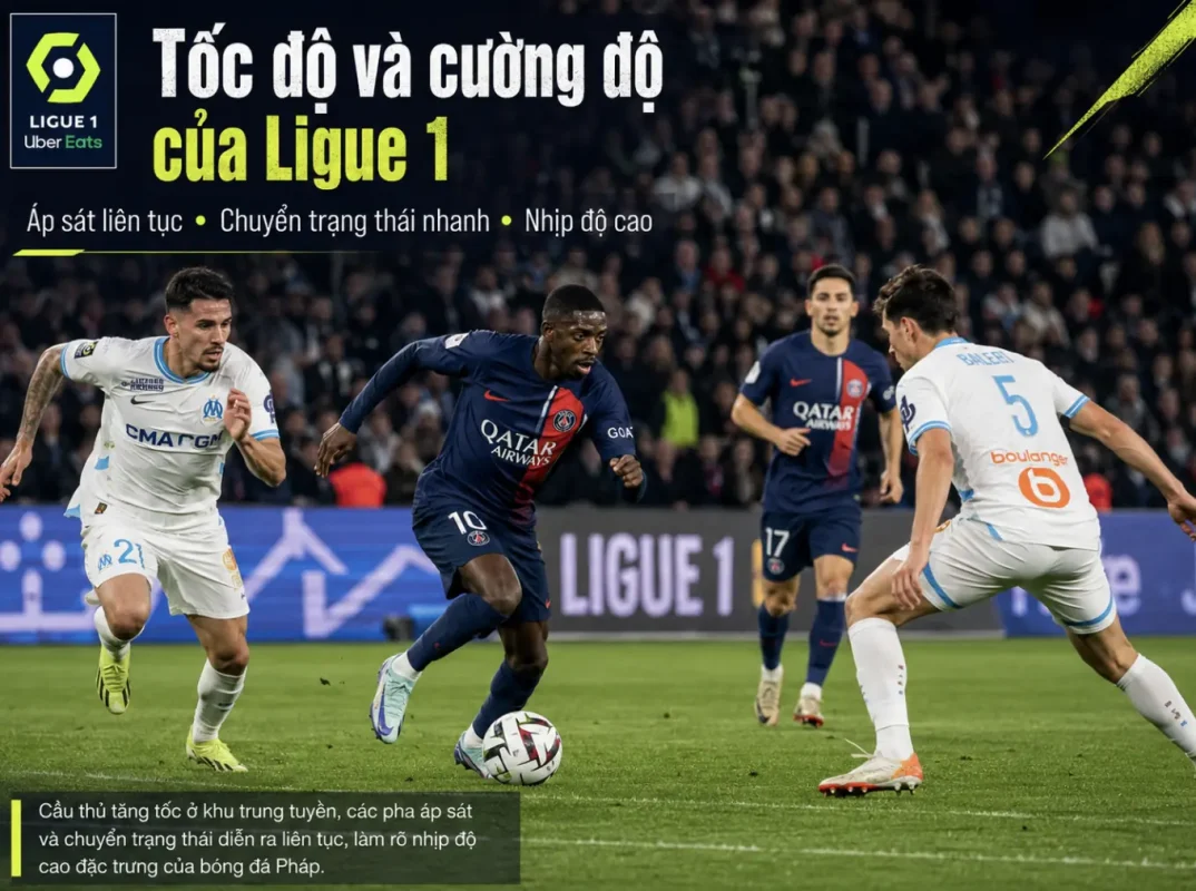 Nhịp độ thi đấu tốc độ cao tại Ligue 1